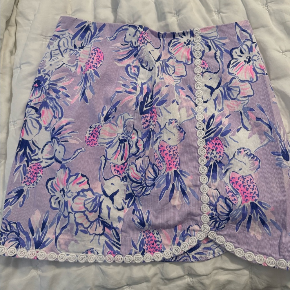 Size 0 Lilly Pulitzer Patty Skort Light Lilac Verbena